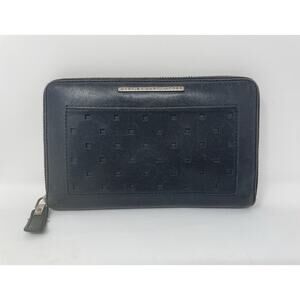 Marc By Marc Jacobs‎ Around Continental Wallet Clutch Bag Pouch Leather Black